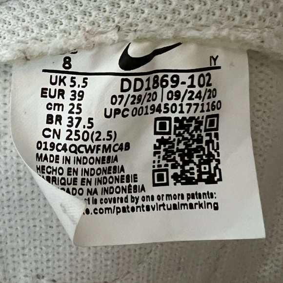 Nike Dunk High Sail Football Grey Nike High-Top Sneakers Size 8 - Picture 5 of 14